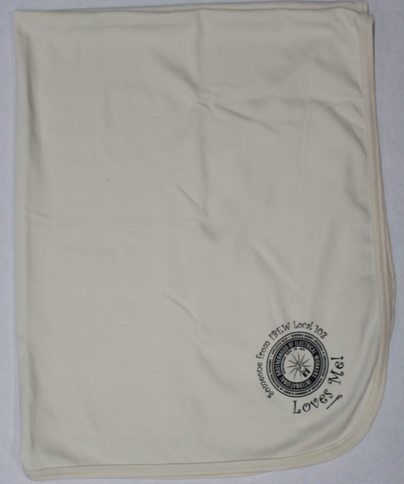 Grey Logo Baby Blanket – Local 103 Store