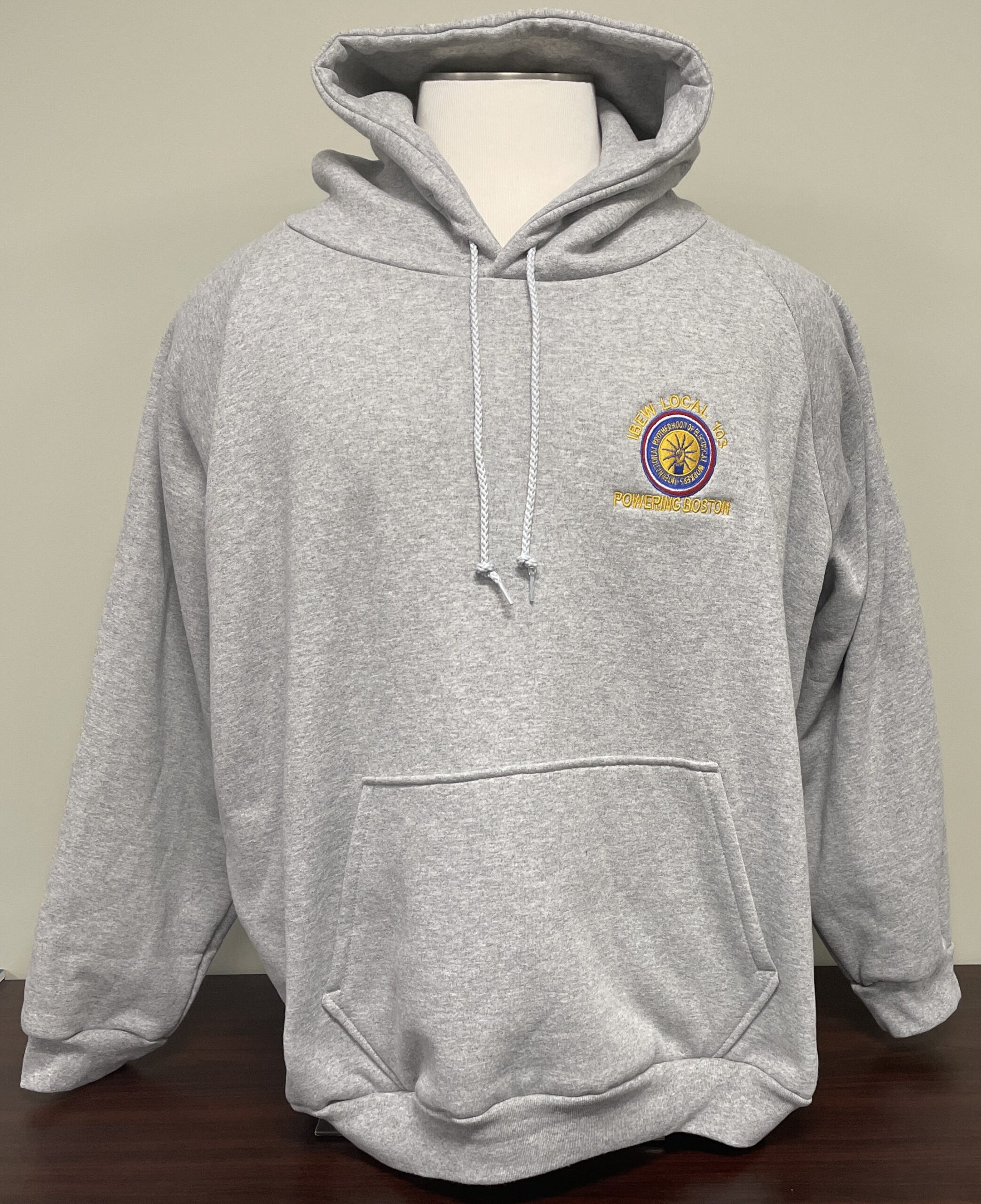Gray Thermal Lined Hooded Sweatshirt – Local 103 Store
